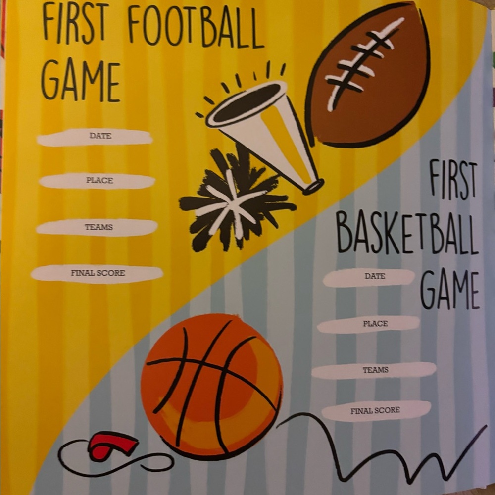 NWT A Louisiana Who Dat Baby? Book of Firsts Fun Happy Exciting Amazing Events